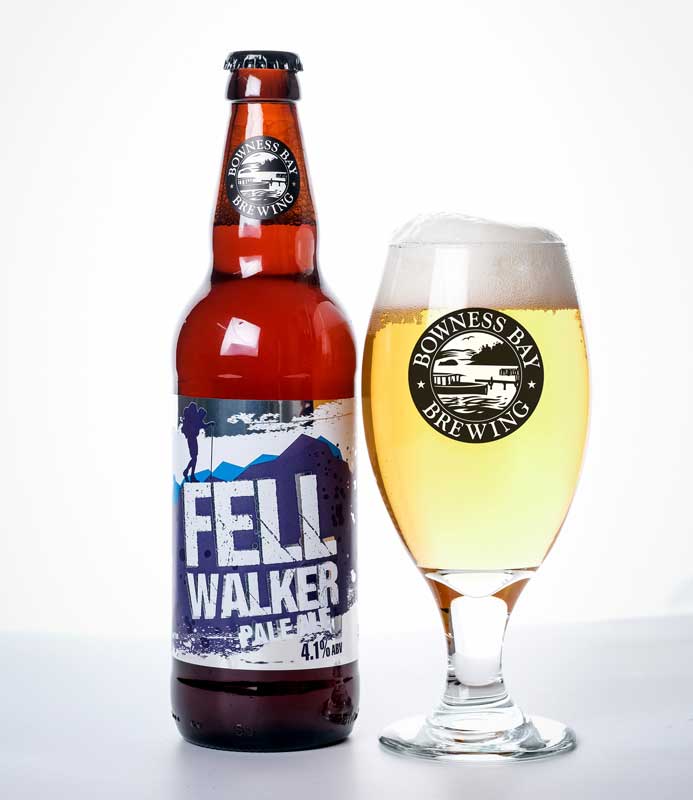 Fell Walker Pale Ale Bottle with Glass