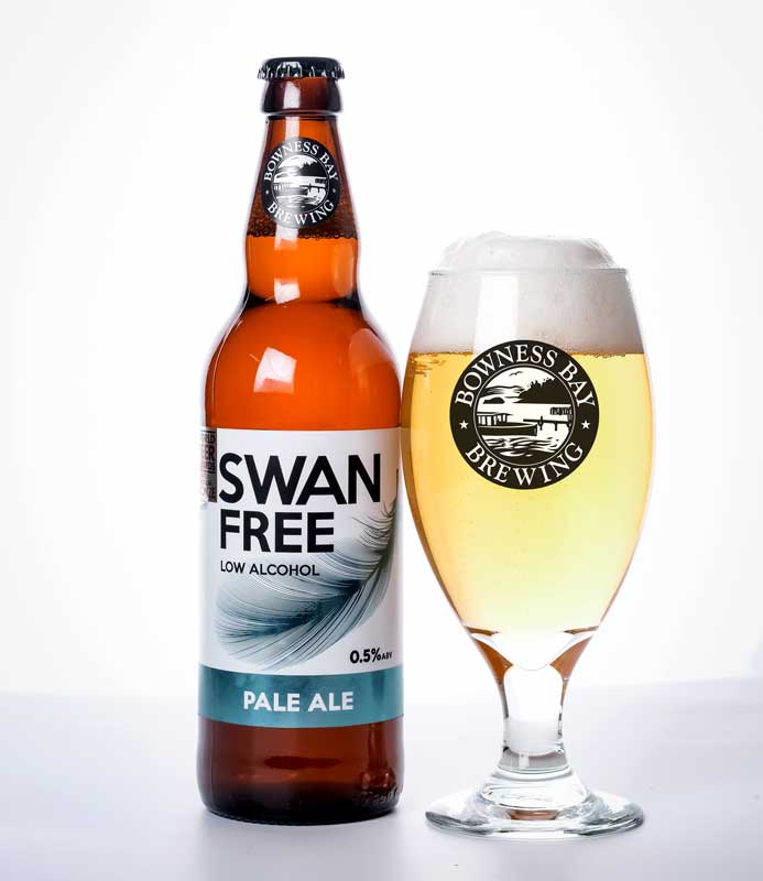 Swan Free Pale Ale with Glass