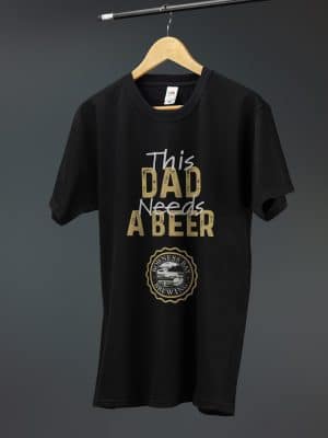 Father's Day Men's Classic Tee - "This Dad needs a beer"